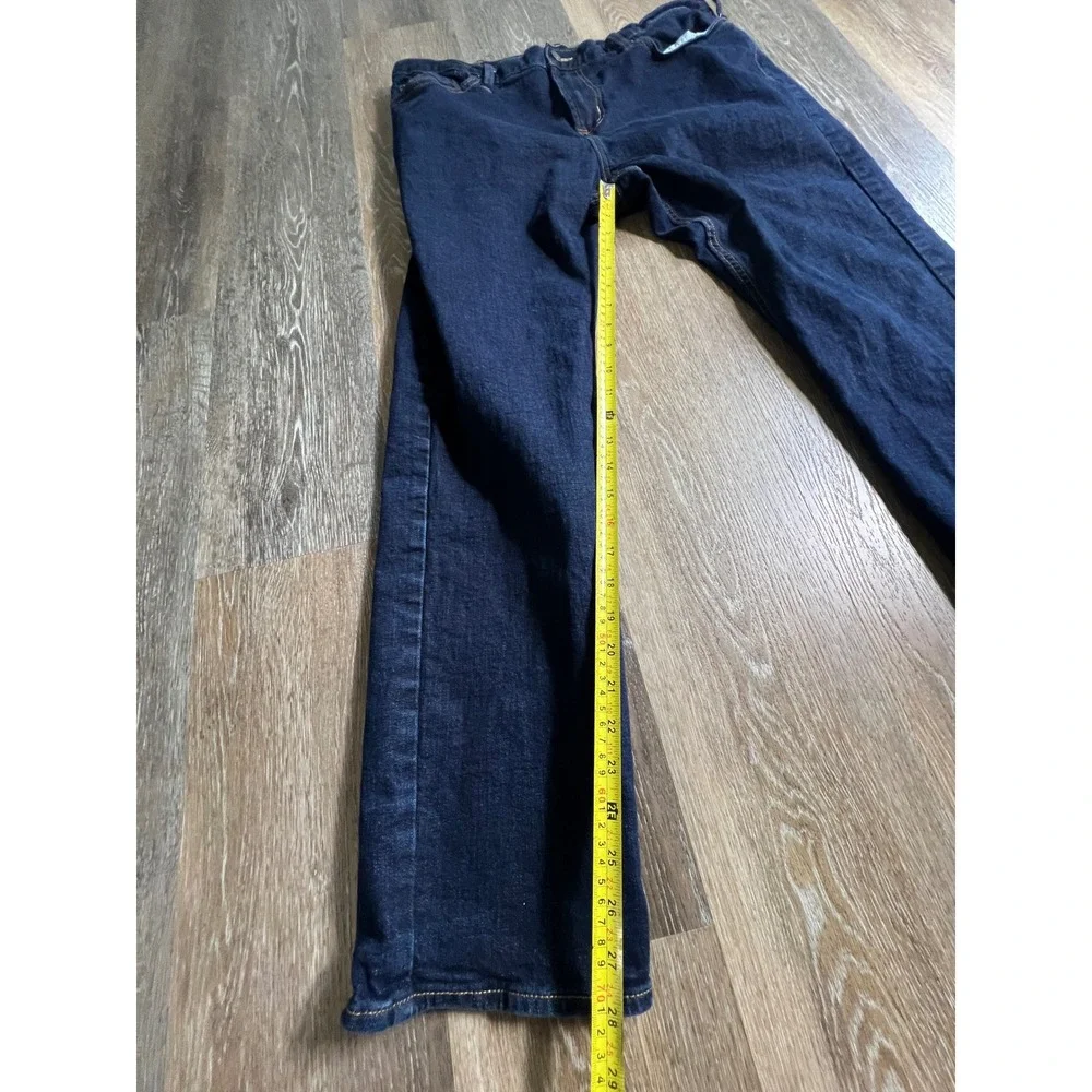 Old Navy Slim Built-In Flex Jeans Mens 40x32 Dark Wash Indigo Stretch Denim